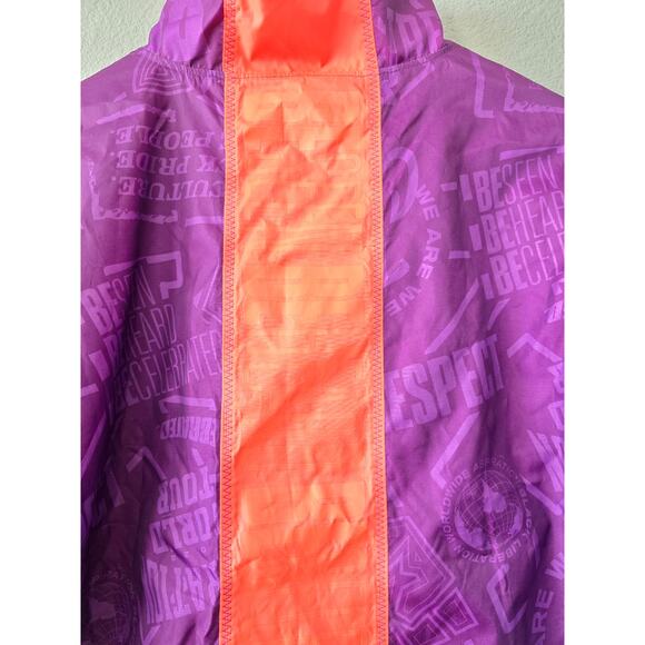 Under Armour Pride Windbreaker Men's M Colorblock Streetwear Statement Jacket - Picture 5 of 9